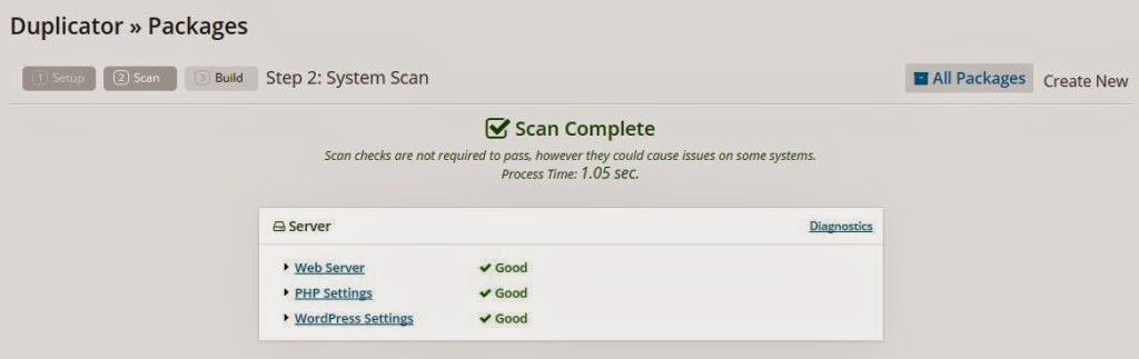 backup wordpress