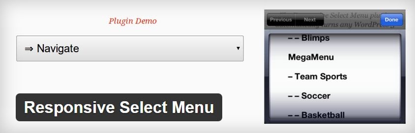 Plugins Menú