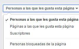 páginas de Facebook