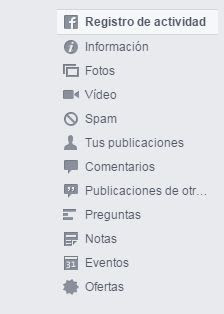 páginas de Facebook